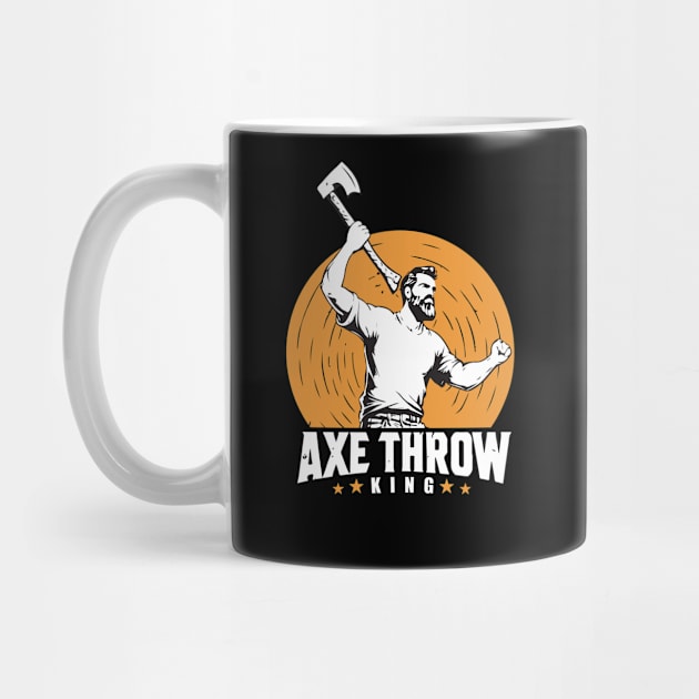 Vintage Axe Throwing manly Gift by GrafiqueDynasty